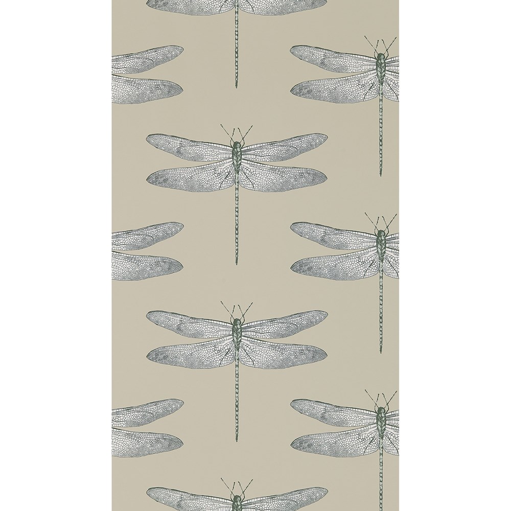 Demoiselle Wallpaper 111241 by Harlequin in Jute Slate Grey